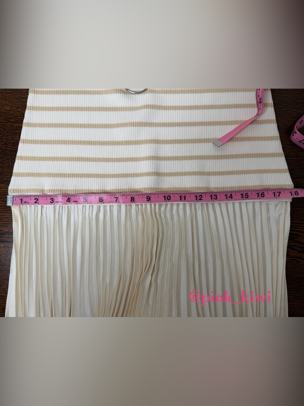 Rag & Bone Millie Mixed Media Ivory Striped Tank Dress - Picture 14 of 14